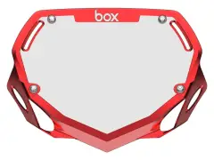 BOX Components "Box Two Chrome" BMX Race Nummernschild BOX Components "Box Two Chrome" BMX Race Nummernschild