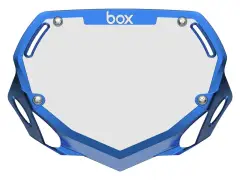 BOX Components "Box Two Chrome" BMX Race Nummernschild BOX Components "Box Two Chrome" BMX Race Nummernschild