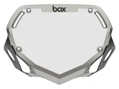 BOX Components "Box Two Chrome" BMX Race Nummernschild BOX Components "Box Two Chrome" BMX Race Nummernschild