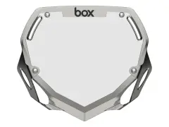 BOX Components "Box Two Chrome" BMX Race Nummernschild BOX Components "Box Two Chrome" BMX Race Nummernschild