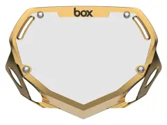BOX Components "Box Two Chrome" BMX Race Nummernschild BOX Components "Box Two Chrome" BMX Race Nummernschild