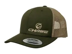 Chase "Mesh Back" Trucker Kappe - Green Khaki Chase "Mesh Back" Trucker Kappe - Green Khaki