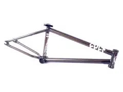 Cult "Biggie" BMX Rahmen - Trans Black (Devon Smillie) Cult "Biggie" BMX Rahmen - Trans Black (Devon Smillie)