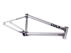 Cult "Chase Dehart" BMX Frame - Matte Clear Raw Cult "Chase Dehart" BMX Frame - Matte Clear Raw