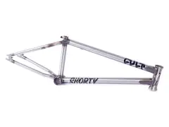 Cult "Shorty" BMX Frame - Matte Clear Raw Cult "Shorty" BMX Frame - Matte Clear Raw