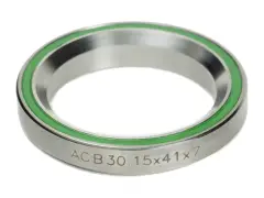 Enduro Bearings "ACB 4545 1125T SS" MTB Steuersatz Ersatzlager - 1-1/8 Zoll (30,15 x 41 x 7 mm, 45°/