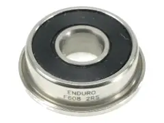 Enduro Bearings "F608" Flanged Bearing - 8 x 22/24 x 7 mm Enduro Bearings "F608" Flanged Bearing - 8 x 22/24 x 7 mm