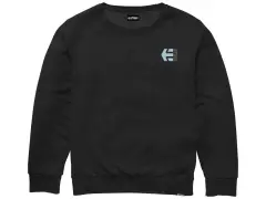 Etnies "Corp Combo Crew" Pullover - Black/Blue