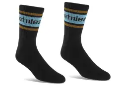 Etnies "Crew" Socks - Black/Blue