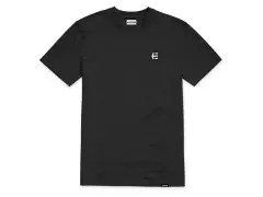 Etnies "Team Embroidery Tee" T-Shirt - Black/White