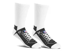 Etnies X SLB "Crew" Socks - White/Black