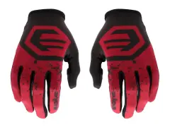 Evolve "Splatter" Gloves - Burgundy/Black