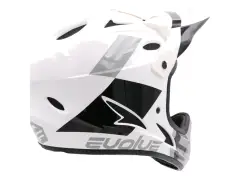 Evolve "Storm" Fullface Helmet - Glossy White/Black