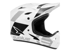 Evolve "Storm" Fullface Helmet - Glossy White/Black