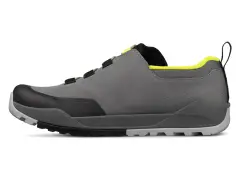 Fizik "Terra Ergolace X2 Flat" MTB Shoes - Grey/Yellow Fluo