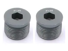 Forward "Patrol" Pedal Axle Caps - Grey