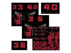 FOX "Custom Decal Kit" MTB Fork and Shock Decal Set FOX "Custom Decal Kit" MTB Fork and Shock Decal Set