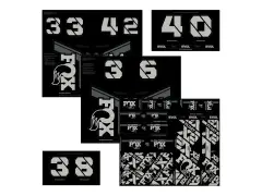 FOX "Custom Decal Kit" MTB Fork and Shock Decal Set FOX "Custom Decal Kit" MTB Fork and Shock Decal Set