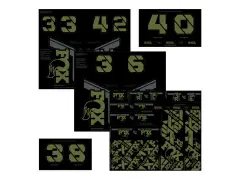 FOX "Custom Decal Kit" MTB Fork and Shock Decal Set FOX "Custom Decal Kit" MTB Fork and Shock Decal Set