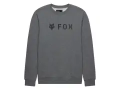 Fox Racing "Absolute Fleece Crew" Pullover - Heather Graphite Fox Racing "Absolute Fleece Crew" Pullover - Heather Graphite