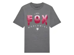 Fox Racing "Block Youth" T-Shirt - Heather Dark Grey (Kids)