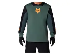 Fox Racing "Defend Creation Long Sleeve" Jersey - Sage