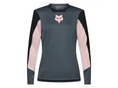 Fox Racing "Defend Creation Women Long Sleeve" Jersey - Deep Cobalt Fox Racing "Defend Creation Women Long Sleeve" Jersey - Deep Cobalt