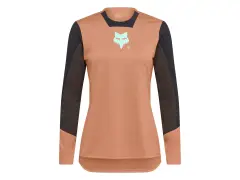 Fox Racing "Defend Elevated Women Long Sleeve" Jersey - Coral