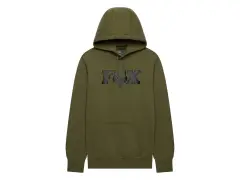 Fox Racing "F Head X Fleece" Hooded Pullover - Olive Green Fox Racing "F Head X Fleece" Hooded Pullover - Olive Green