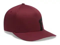 Fox Racing "F Head X Flexfit" Kappe - Dark Maroon