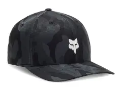 Fox Racing "Fox Head Camo Tech Flexfit" Cap - Black Camo Fox Racing "Fox Head Camo Tech Flexfit" Cap - Black Camo