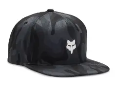 Fox Racing "Fox Head Camo Tech Snapback" Cap - Black Camo