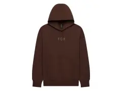 Fox Racing "Fox Head Heavyweight Fleece" Hooded Pullover - Coffee