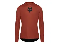 Fox Racing "Ranger Fox Head Long Sleeve" Jersey - Amber Scarlet