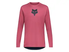Fox Racing "Ranger Fox Head Long Sleeve" Jersey - Berry