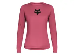 Fox Racing "Ranger Fox Head Women Long Sleeve" Jersey - Berry Fox Racing "Ranger Fox Head Women Long Sleeve" Jersey - Berry