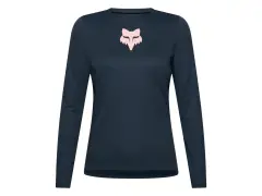 Fox Racing "Ranger Fox Head Women Long Sleeve" Jersey - Galaxy Blue
