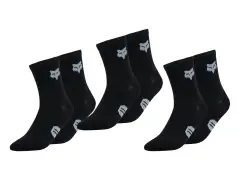 Fox Racing "Ranger Prepack 15 cm" Socks (3 Pairs) - Black Fox Racing "Ranger Prepack 15 cm" Socks (3 Pairs) - Black