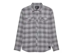 Fox Racing "Survivalist Stretch Flannel" Shirt - Light Grey