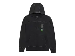 Fox Racing "Throttle Oversized Fleece" Hooded Pullover - Black