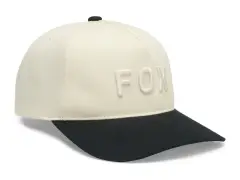 Fox Racing "Wordmark Subframe" Cap - Pearl White Fox Racing "Wordmark Subframe" Cap - Pearl White