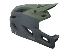 Giro "Coalition Spherical" Fullface Helm - Matte Hedge Green/Dark Shark