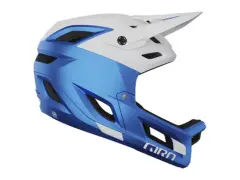 Giro "Coalition Spherical" Fullface Helm - Matte White/Ano Blue