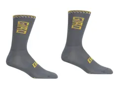 Giro "Comp Racer High Rise" Socks - Dark Shark/Spectra Yellow Giro "Comp Racer High Rise" Socks - Dark Shark/Spectra Yellow