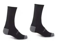 Giro "HRC+ Merino Wool" Socks - Black/Charcoal