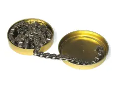 Gusset "Slink" Half Link Chain - 1/2" x 3/32" Gusset "Slink" Half Link Chain - 1/2" x 3/32"