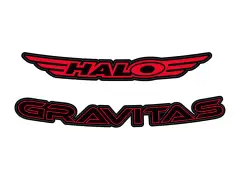 Halo "Gravitas" MTB Rim Decal Kit Halo "Gravitas" MTB Rim Decal Kit