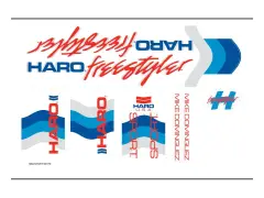 Haro Bikes “1984 Sport” Sticker Set Haro Bikes “1984 Sport” Sticker Set
