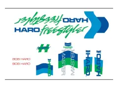 Haro Bikes "1985 Master" Stickerset