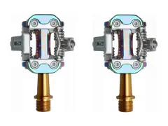 HT Components "M2 Klick" MTB Pedale - Titan